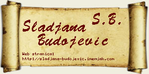 Slađana Budojević vizit kartica